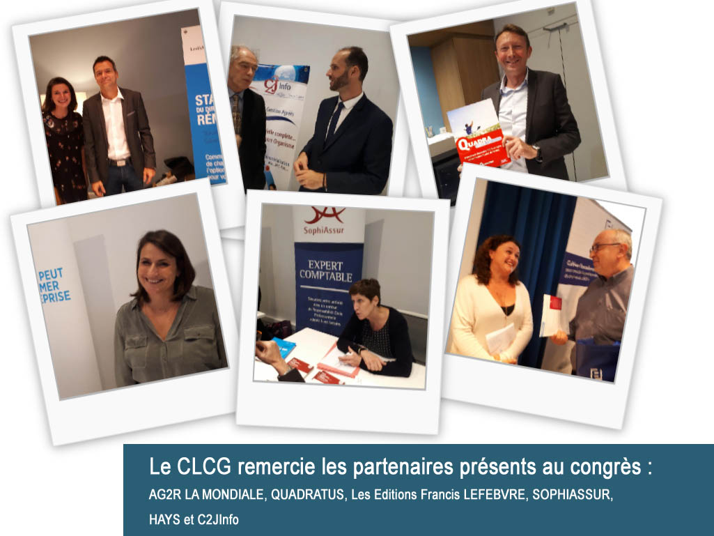 Les partenaires du CLCG au congrès